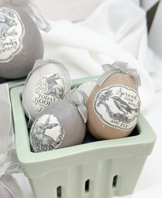 Rustic Easter Egg Ornaments