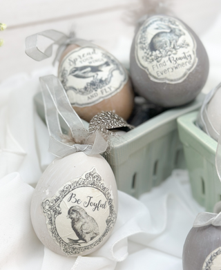 Rustic Easter Egg Ornaments