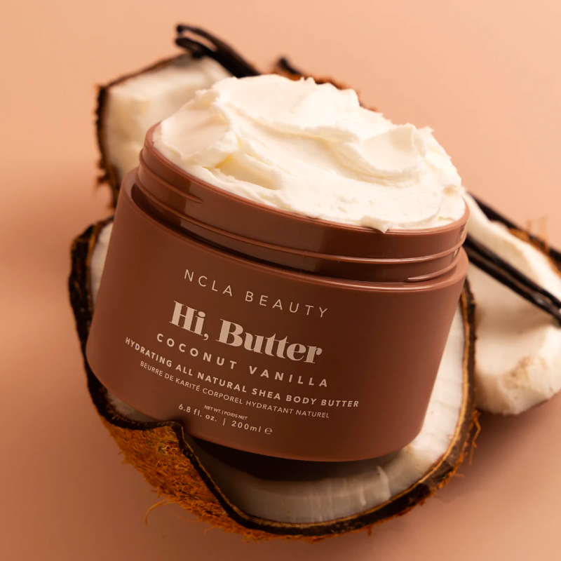 Hi, Butter Coconut Vanilla Body Butter by NCLA Beauty (All Natural)