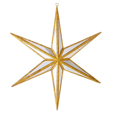Gold Mirrored Star Ornament