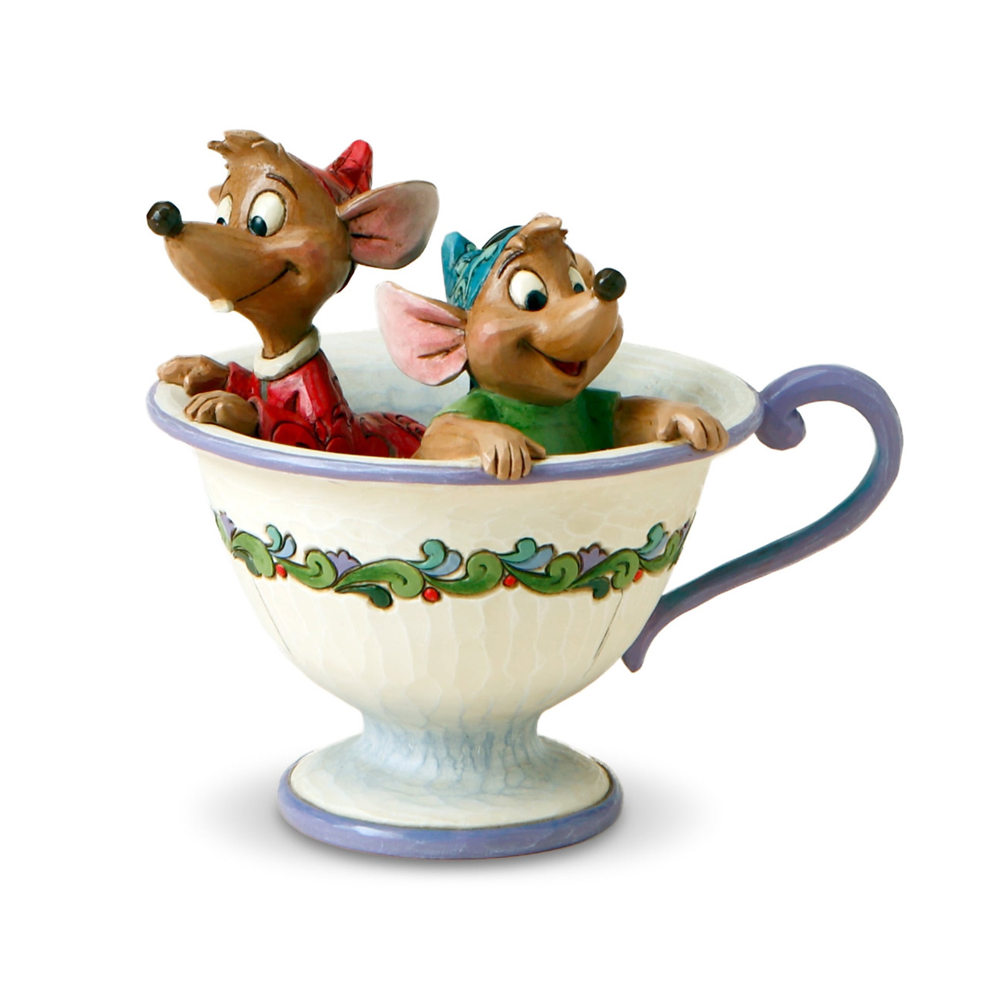 Cinderella - Jaq & Gus In Tea Cup