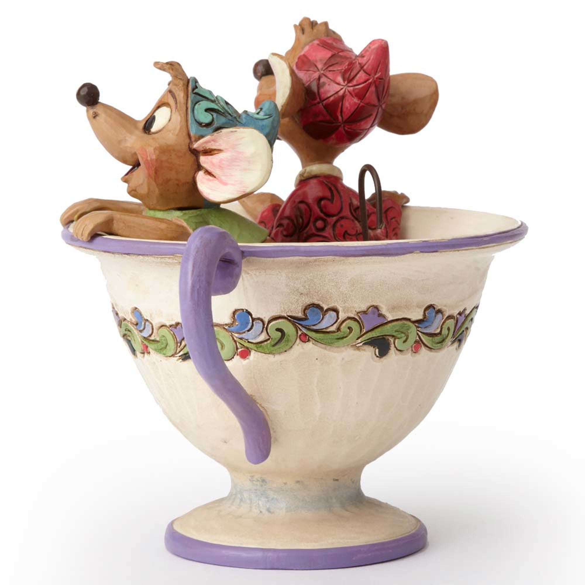 Cinderella - Jaq & Gus In Tea Cup