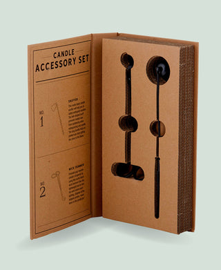 Candle Accessory Book Box Gift Set