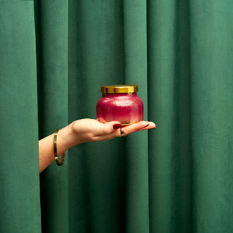 Capri Blue - Tinsel & Spice Glimmer Petite Jar, 8 oz – Home Treasures & More