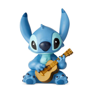 Stitch With Guitar Mini Figurine
