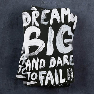 Compendium Dream Big And Dare To Fail Journal