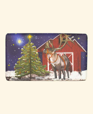 Christmas reindeer Soap Bar - Fir Tree - by English Soap Co.