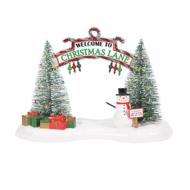 Department 56 Snow Village A Festive Christmas Gate