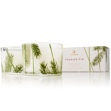 Thymes Frasier Fir Heritage Pine Needle Candle Set