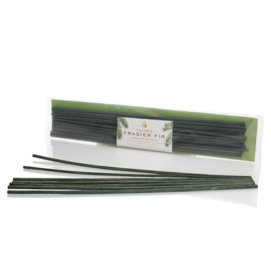 Thymes Frasier Fir Green Unscented Reed Refill Sticks