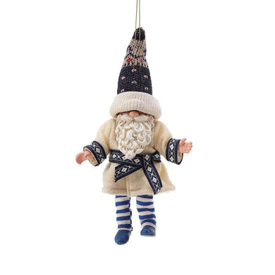 Possible Dreams Gnome Ice Blue Hanging Ornament