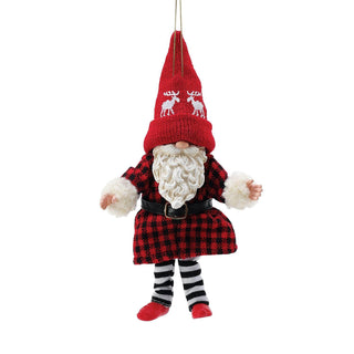 Possible Dreams Gnome With Moose Hat Hanging Ornament