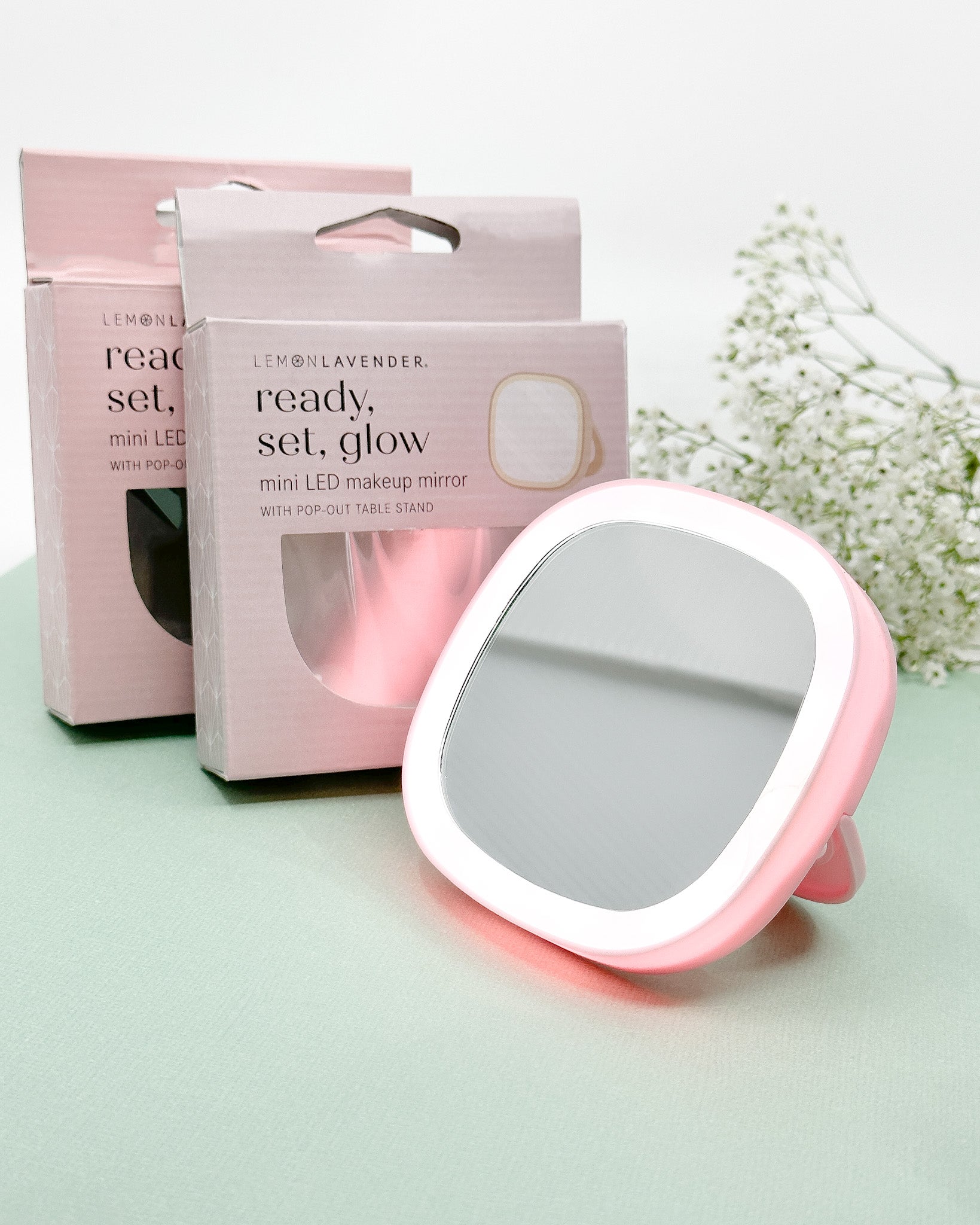 Ready, Set, Glow - LED Makeup Mirror