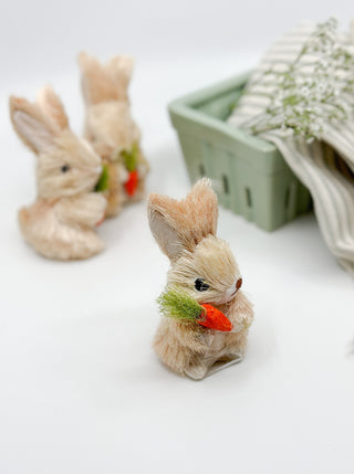 Small Bottle Brush Easter Bunnies