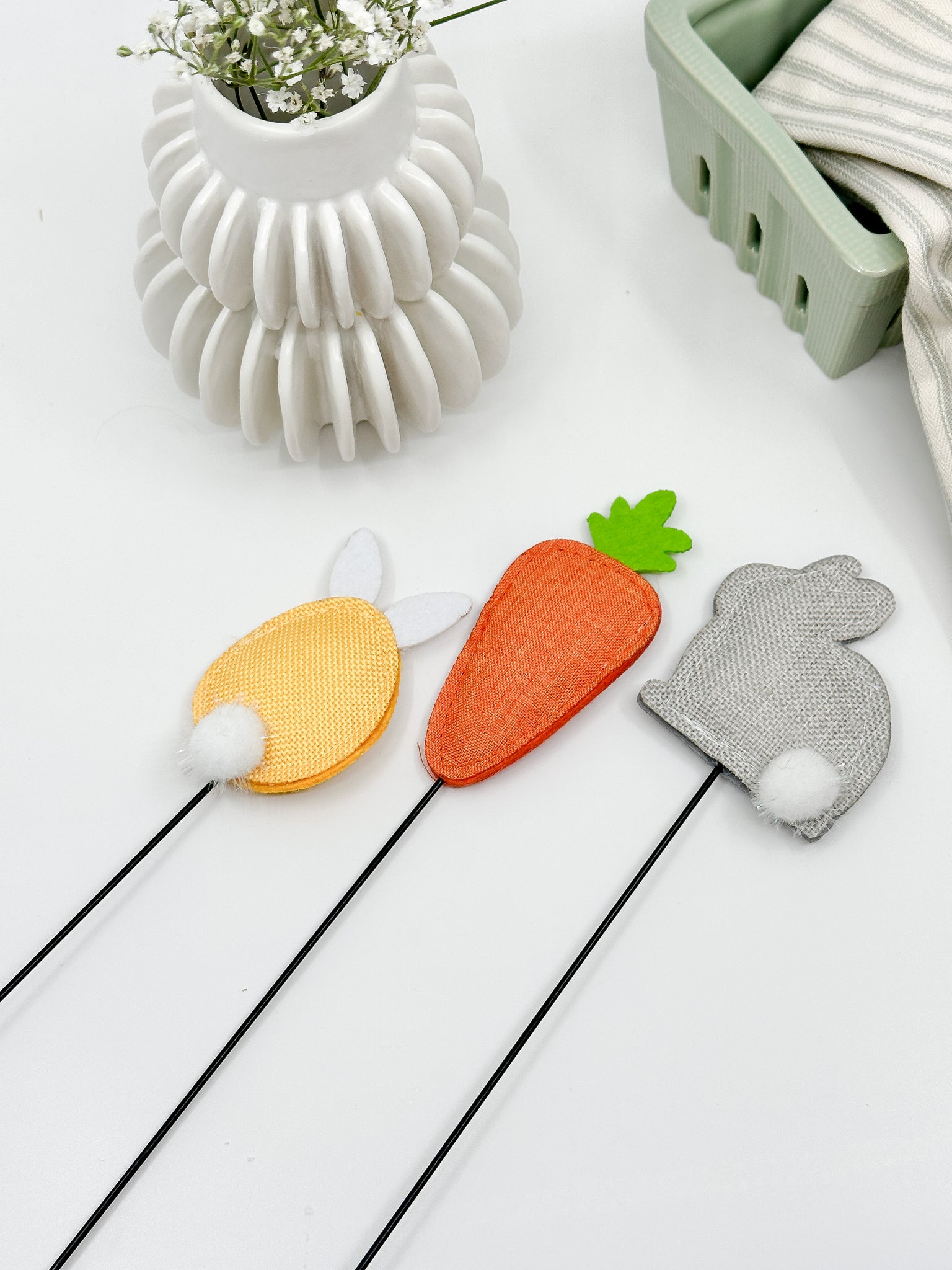 Easter Picks - Bunny, Carrot & Egg