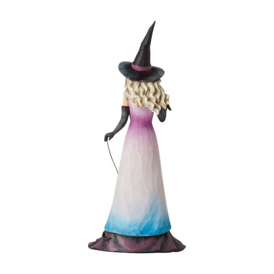 Weaving Wicked Wonder Witch With Spider Web Dress Figurine