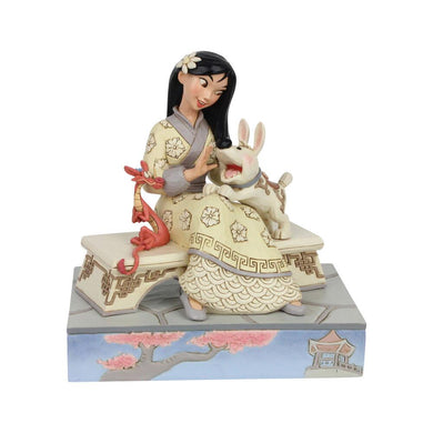 Jim Shore Mulan White Woodland Honorable Heroine Figurine