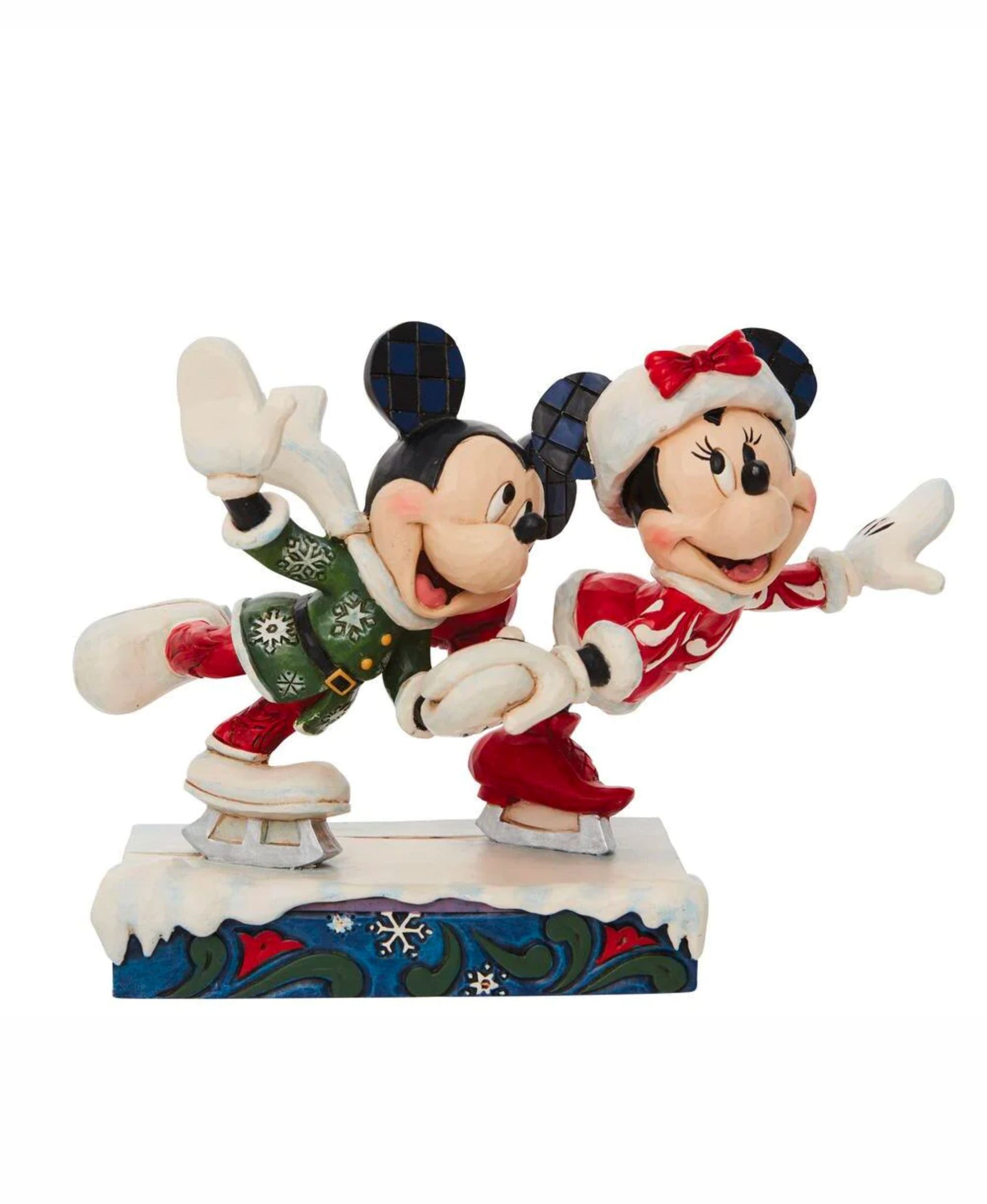 Jim Mini Mouse Jim Shore Mickey & Minnie Mouse 'Skating Sweethearts' Figurine – Home ...