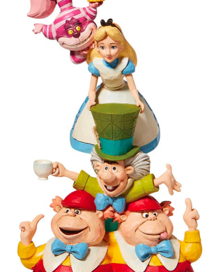 Jim Shore Disney Alice in Wonderland 'We're All Mad Here' Figurine