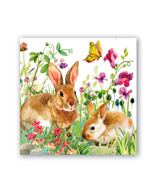 Michel Design Works Bunny Meadow Luncheon Napkins