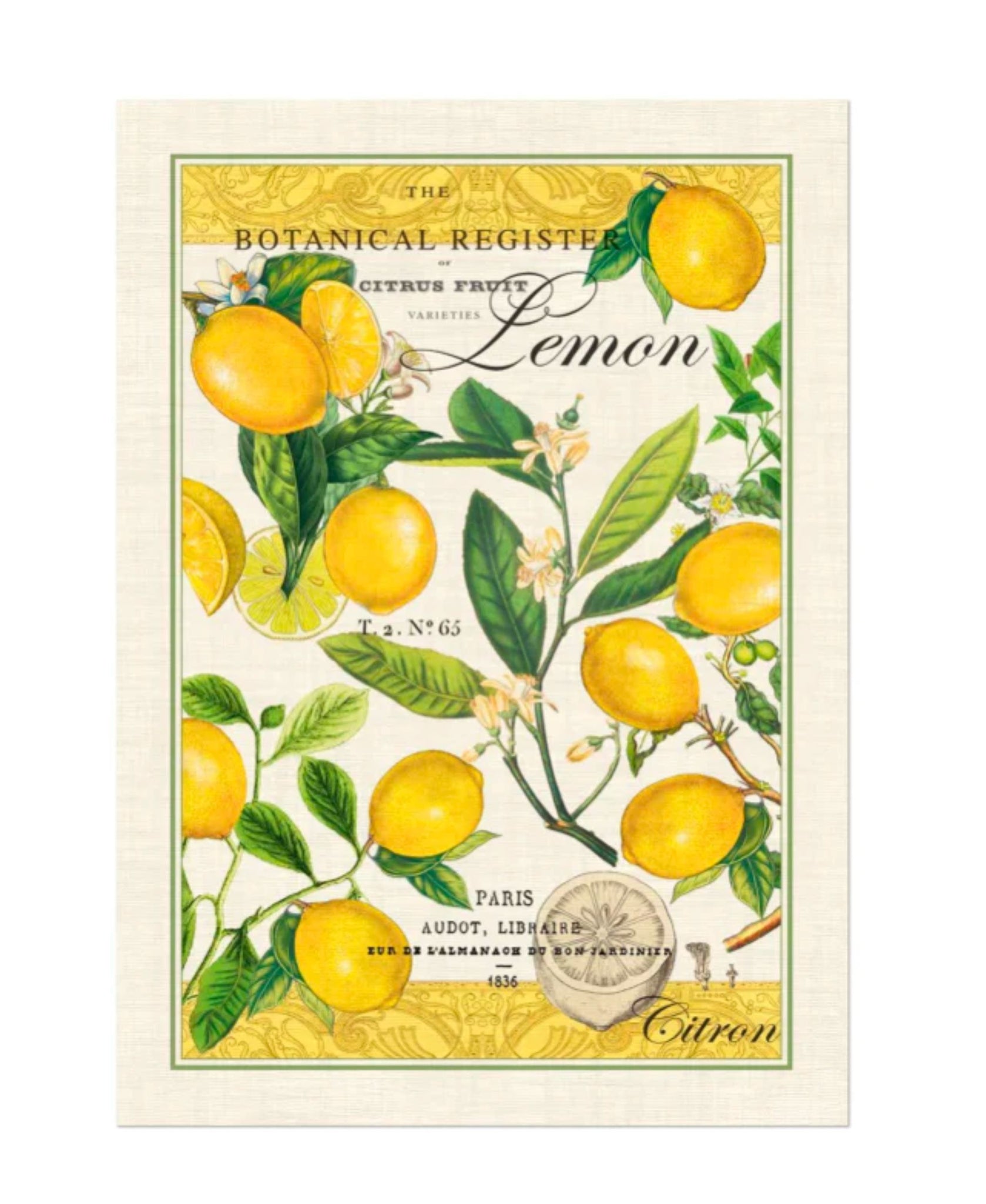 Michel Design Works Lemon Basil Kitchen Towel