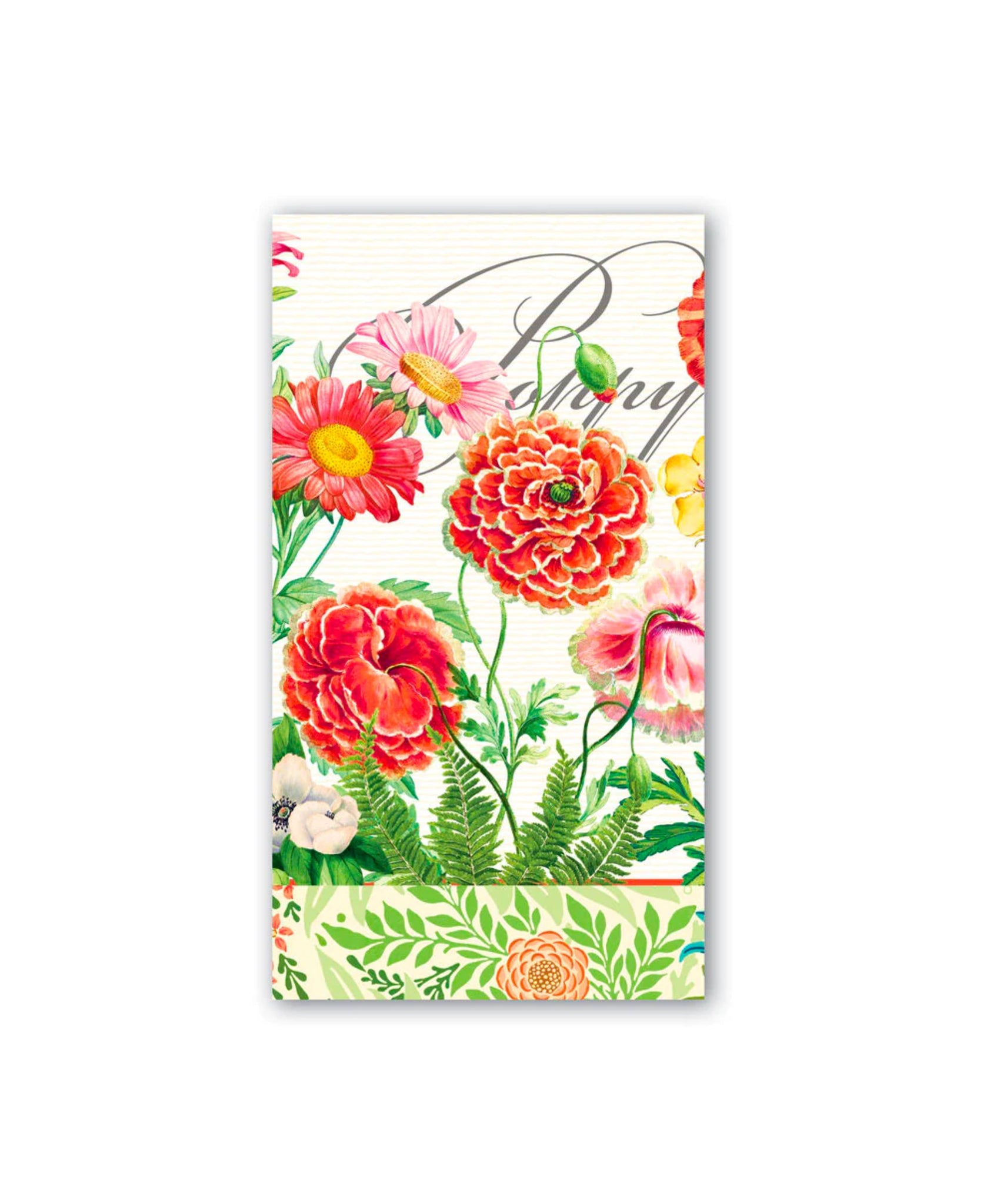 Michel Design Works Poppies & Posies Hostess Napkin