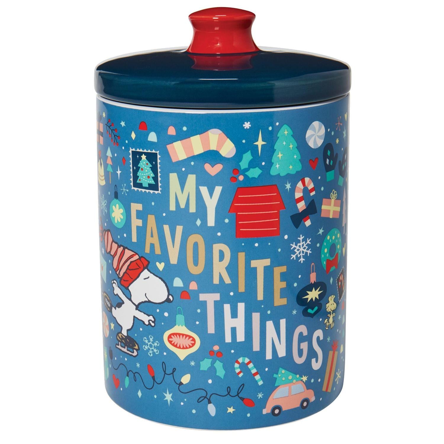 Peanuts Christmas Canister