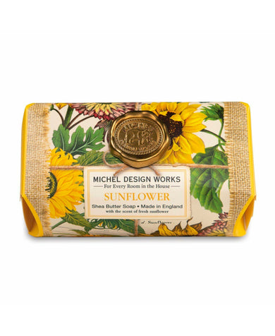 Michel Design Works Sunflower Shea Butter Large Bath Soap Bar