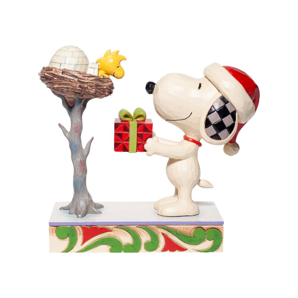 Peanuts Snoopy Giving Woodstock A Gift - 