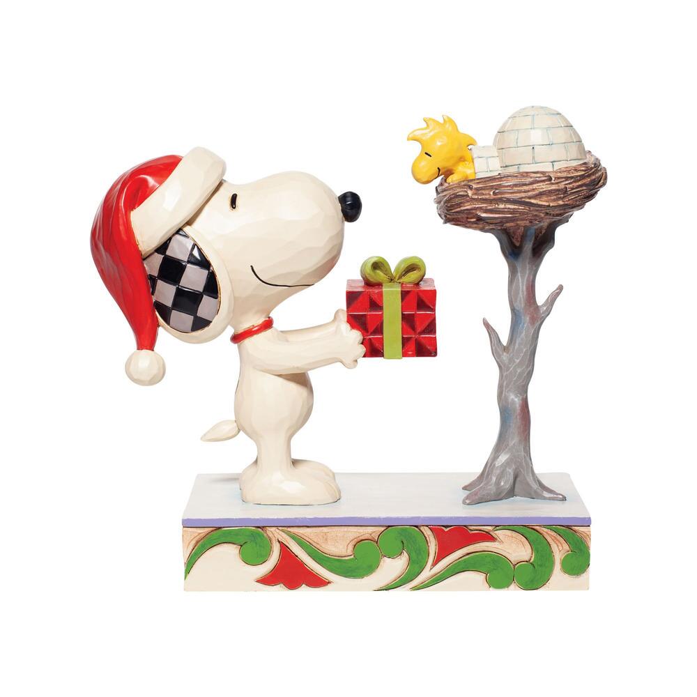 Peanuts Snoopy Giving Woodstock A Gift - 