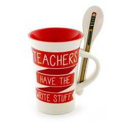 Teacher Mug With Spoon