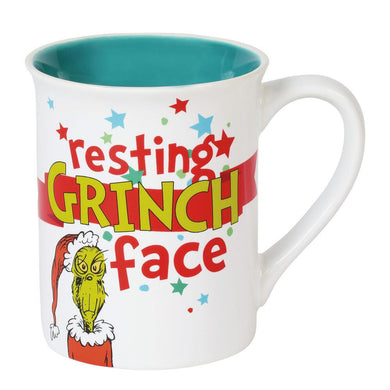 Dr. Seuss The Grinch Resting Grinch Face Mug