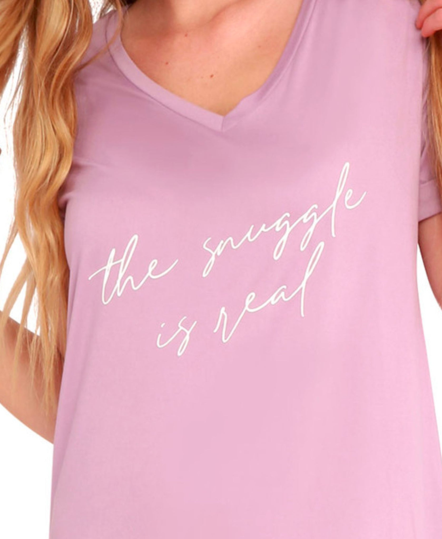 The Snuggle is Real -- Sleep Shirt