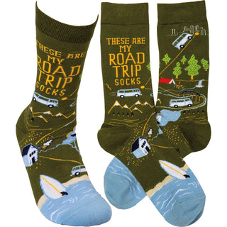 These Are My Road Trip Socks