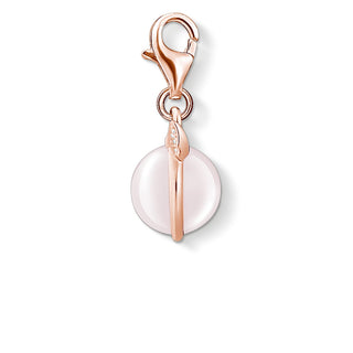 Cats Ears Charm Pendant - Rose Gold