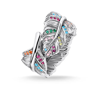 Feather Ring - Silver