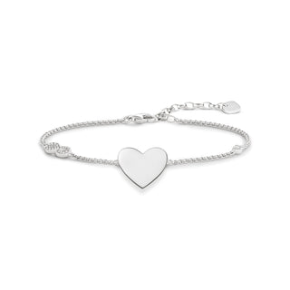 Thomas Sabo Heart With Infinity Bracelet - Silver