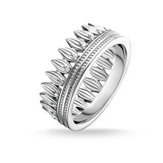 Leaves Crown Ring - Silver