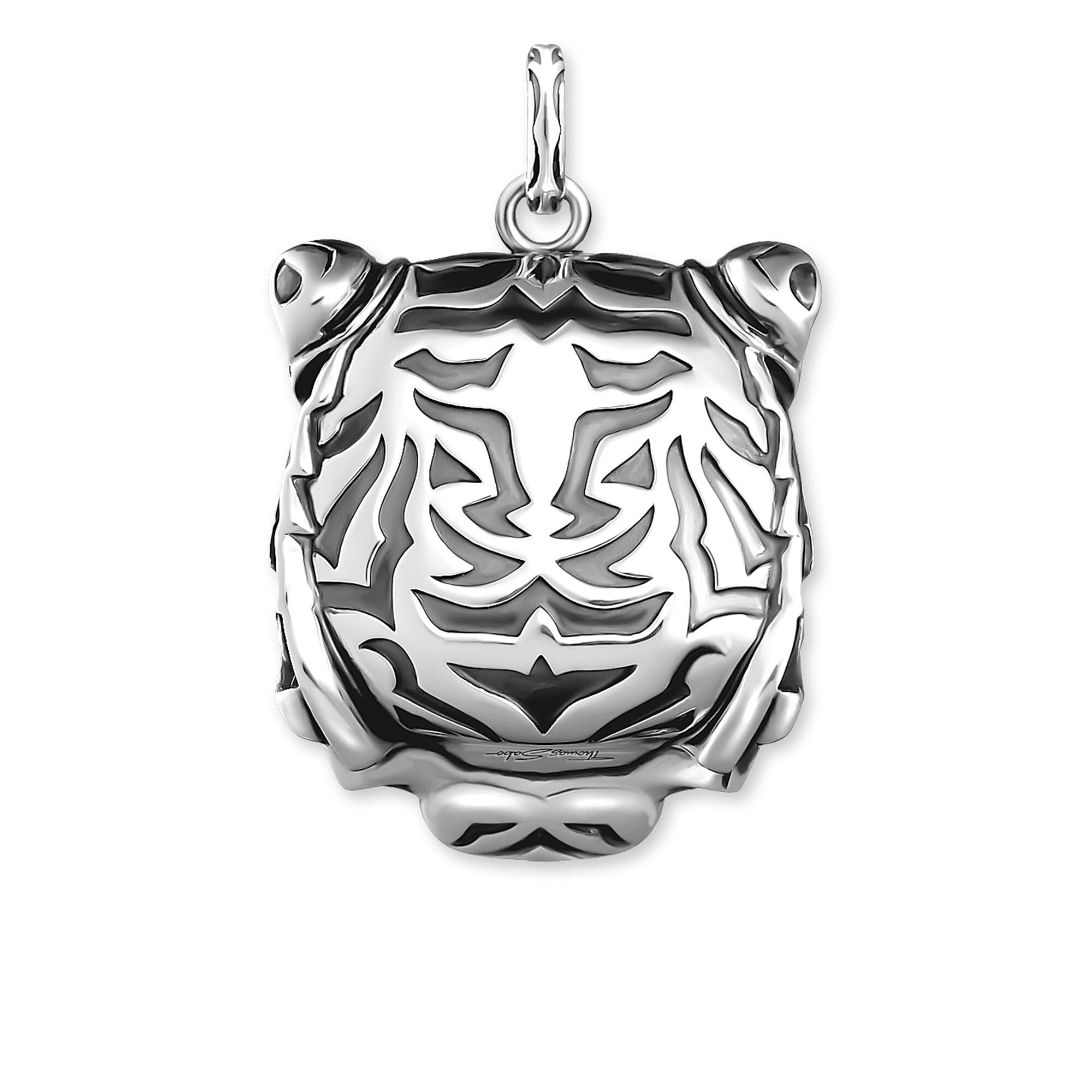 Tiger Pendant - Silver
