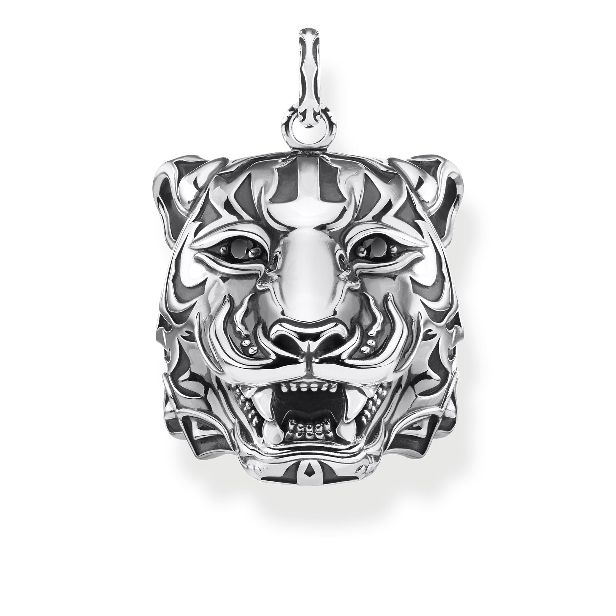 Tiger Pendant - Silver