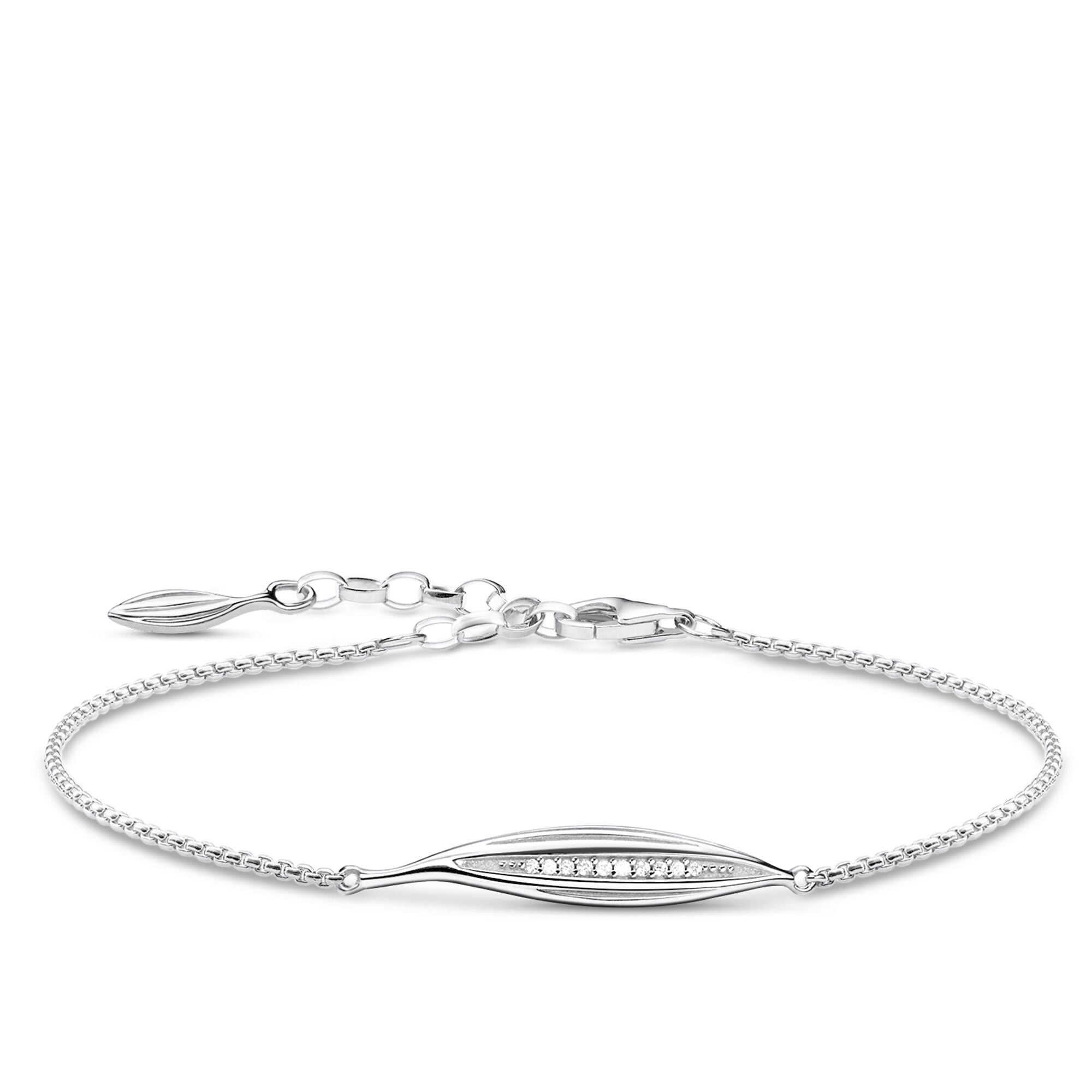Leaf Bracelet - Silver