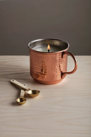 Thymes Simmered Cider Copper Mug Candle