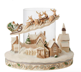Jim Shore Heartwood Woodland Sleigh Candle Holder