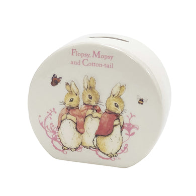 Peter Rabbit Flopsy Mopsy & Cottontail Bank
