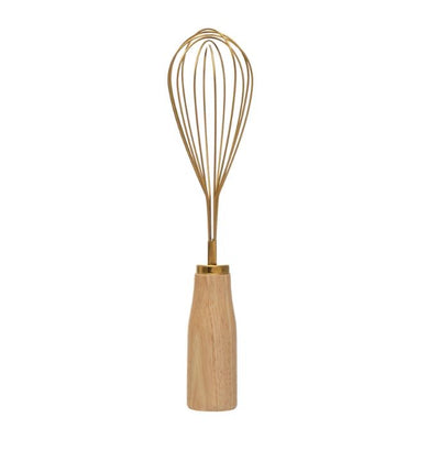 Stainless Steel Whisk with Wood Handle