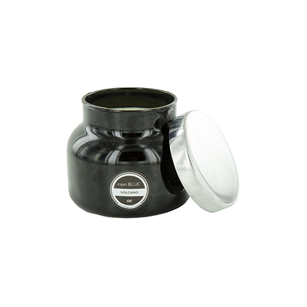 Capri Blue Volcano Signature Black Petite Jar Candle