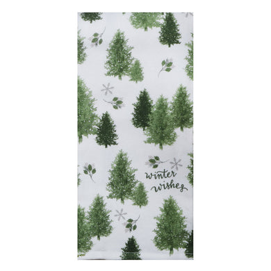 Evergreen Wishes Winter Wishes Towel