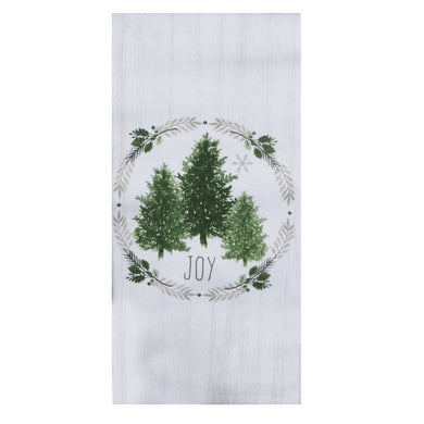 Evergreen Wishes Joy Towel