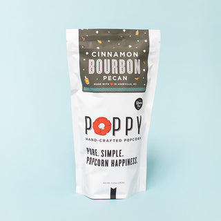 Poppy Cinnamon Bourbon Pecan Popcorn
