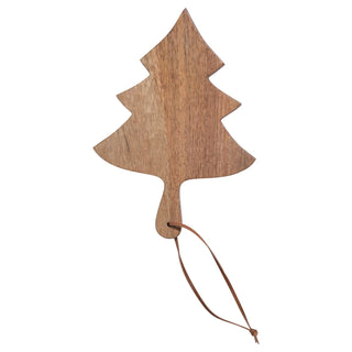 Christmas Tree Cheese/Cutting Board with Tie